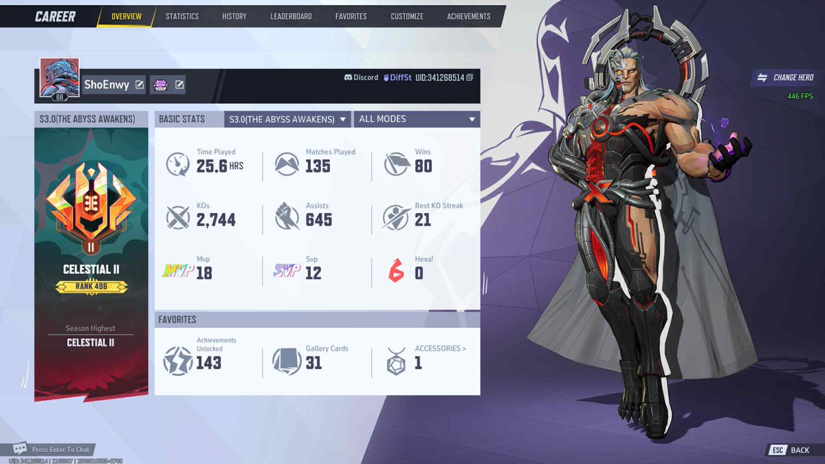 Das erste Mal Top500 in #MarvelRivals jetzt heißt es nur noch weiter rein und halten 🔥🔥🙏