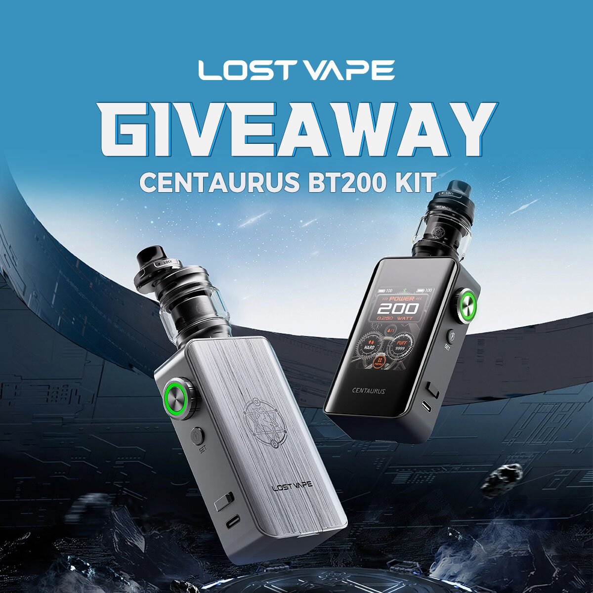 😍Lost Vape Centaurus BT200 Kit Giveaway

🙋1 winner
📆Ends on Aug. 14th, 2025

Enter to join: 👇
🔗tinyurl.com/bdcu22j8

⚠ Warning: The device is used with e-liquid which contains addictive chemical nicotine. For Adult use only.

#sourcemore #sourcemoreofficial #lostvape