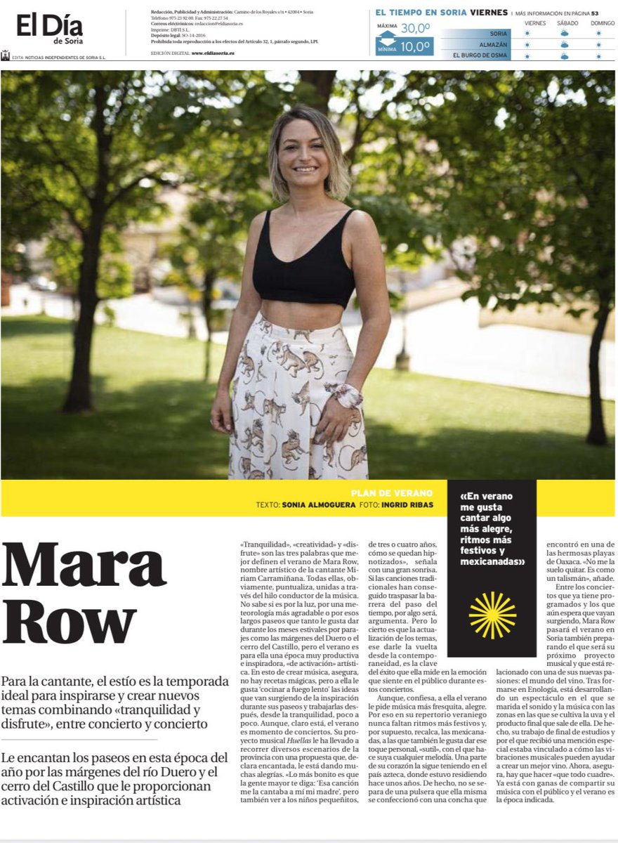 Mara Row, cantar bonito ,delicada elegancia en el escenario.