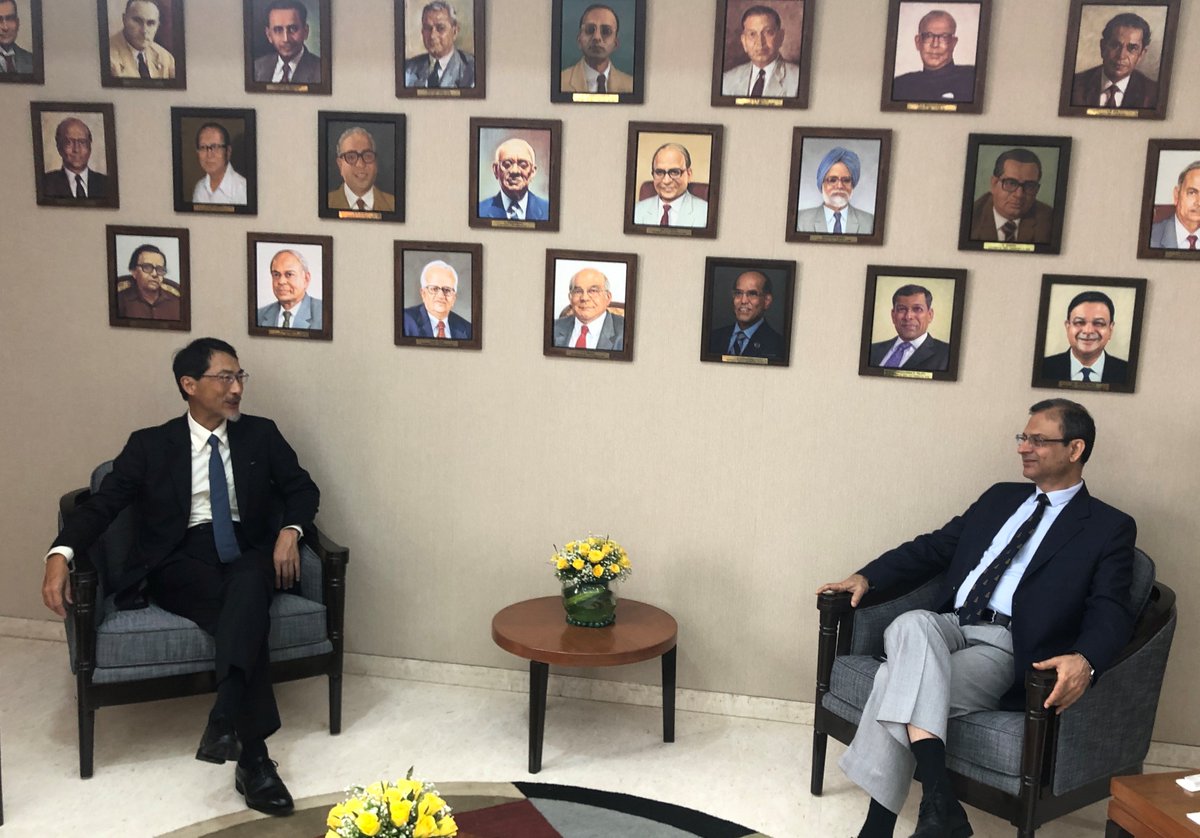 Honored to meet Mr. Sanjay Malhotra, Governor of the Reserve Bank of India (<a href="/RBI/">ReserveBankOfIndia</a> ).
We had an engaging discussion on the expansion of Japanese banks’ investments in India and their growing contribution to the Indian economy.