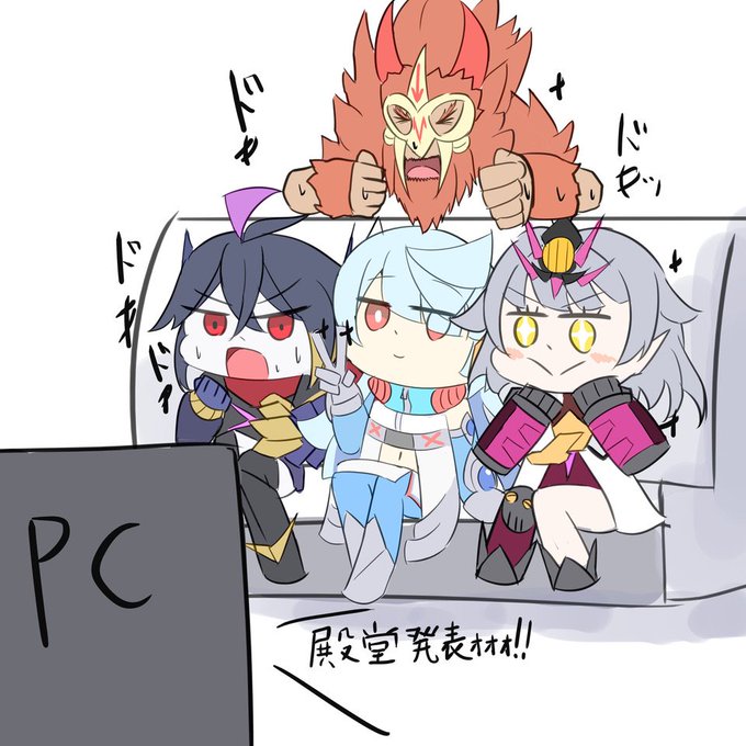 #デュエマ #デュエプレ 殿堂発表で緊張してるヴィヴィとS級三人組。