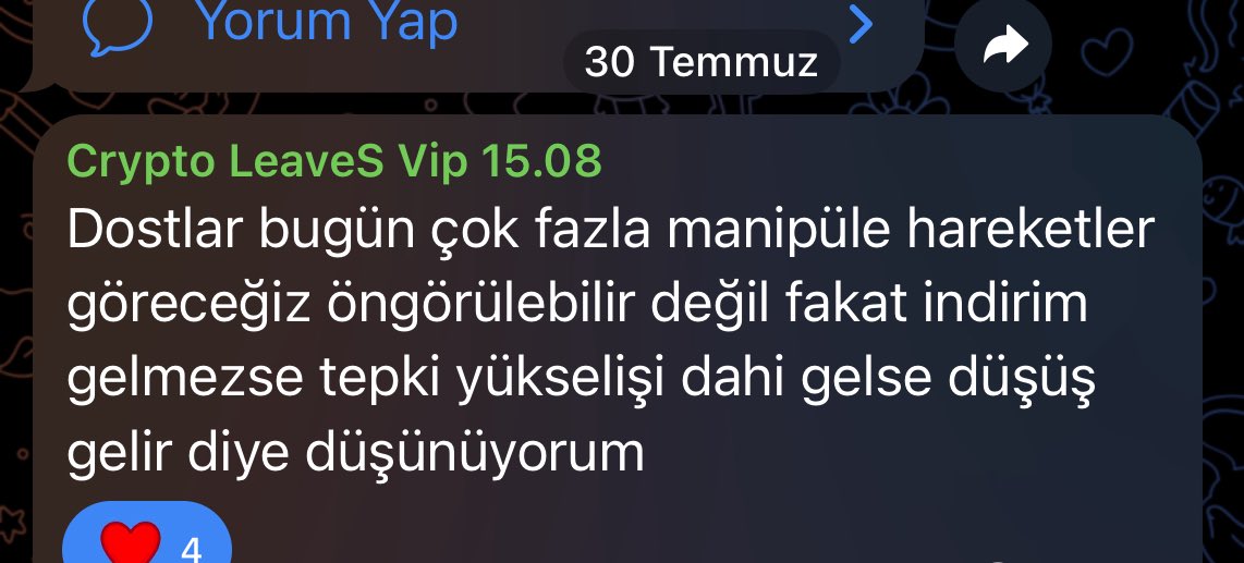 30 Temmuz analizi tepki gelsede faiz indirimi olmadan düşüş olacak dedik ve gerçekleşiyor #bitcoin #btc