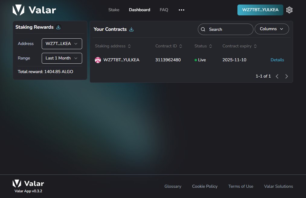 📊Reporting of #staking #rewards — Stakers can now see their rewards in Dashboard and download a detailed, customizable report of the rewards. Powered by API from the amazing <a href="/d13_co/">D13</a>!