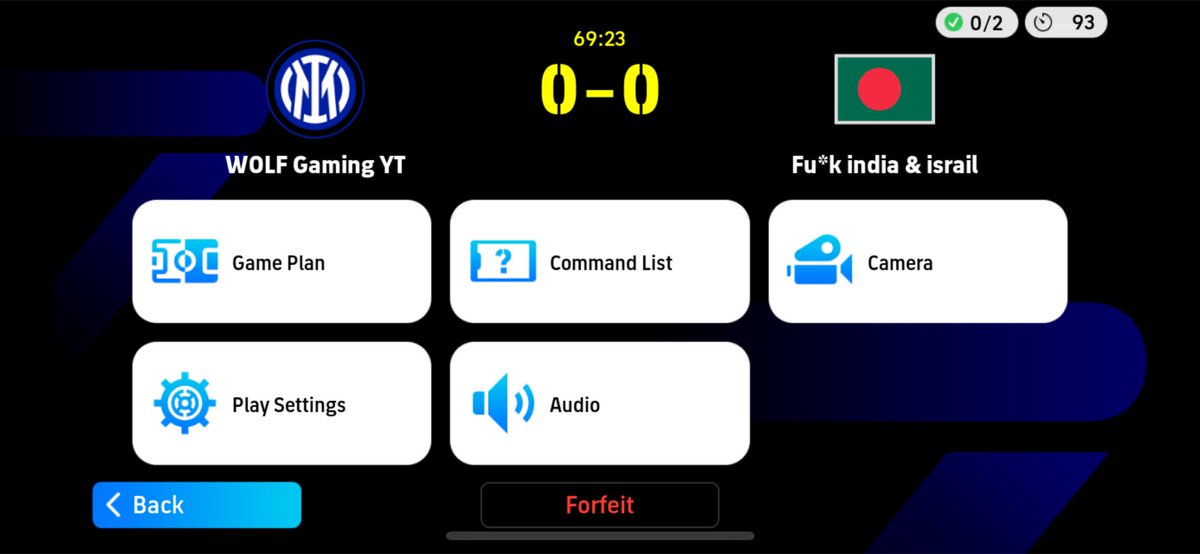 wolf_gaminggggg's tweet photo. There’s a serious issue with the citizens of this Country!!

And the worst thing how is this game letting these users write such names? 🤡🤡

@play_eFootball kindly look into this 🙏🏽

#eFootball https://t.co/qsQxV8sS2B