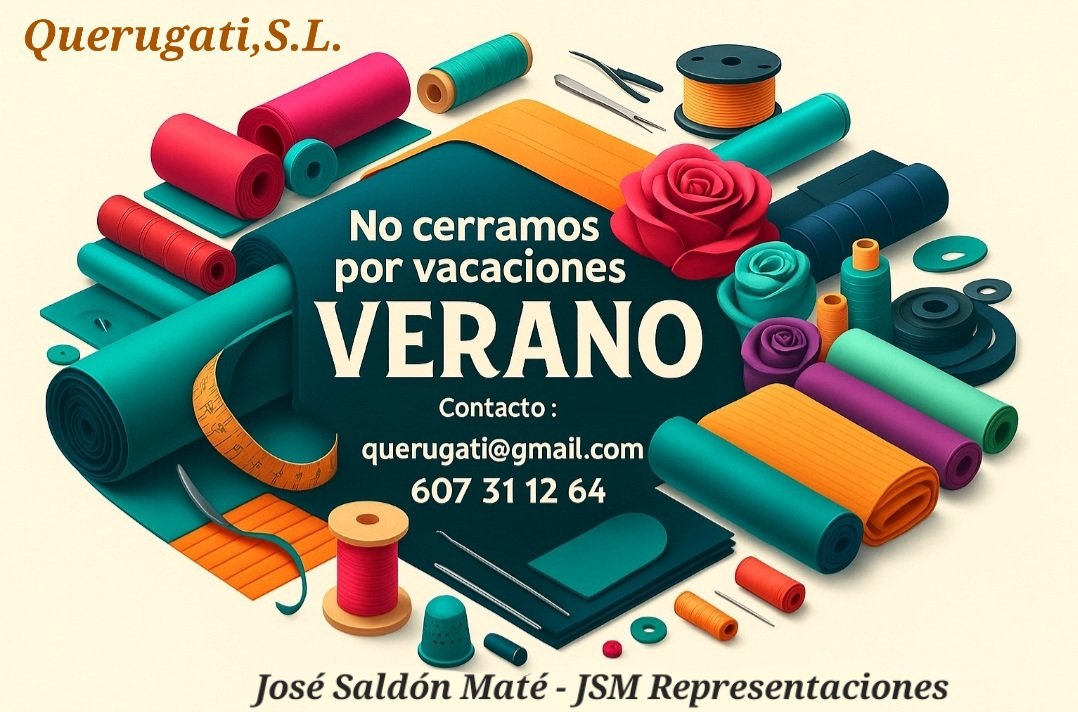 querugati's tweet image. Durante el mes de Agosto mis representadas cerrarán unos días por vacaciones de verano 🏖🌞y yo pararé los viajes y visitas 📴 pero permaneceré operativo con mi teléfono📱y mail 📧 a su disposición.

Le atenderé gustosamente en:
📱 607 31 12 64  
📧 querugati@gmail.com