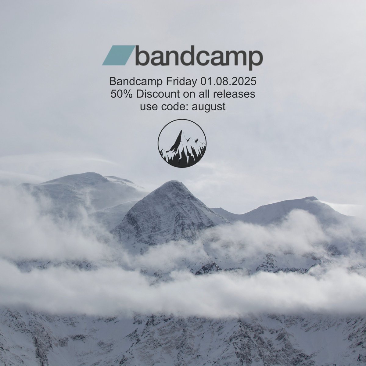 Hey all, it's Bandcamp Friday! 🎉

Bandcamp is waiving their revenue share fee to support artists and labels.

We are offering 50% Discount on EVERYTHING!
ambient-soundscapes.bandcamp.com 

Use Code: august
Valid Until: 2nd of August

#bandcampfriday #bandcamp #ambient #ambientsoundscapes