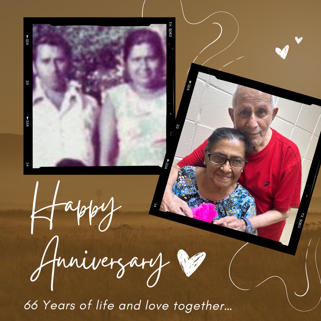66 years, hand in hand —
From Guyana’s shores to this promised land.
Granny &amp; Nanna, your love still glows ✨

You’ve built a life, a legacy, a dream with gentle hugs, laughter, lessons and some of the simplest moments.

As your granddaughter, my heart’s so full! Love you both ❤️