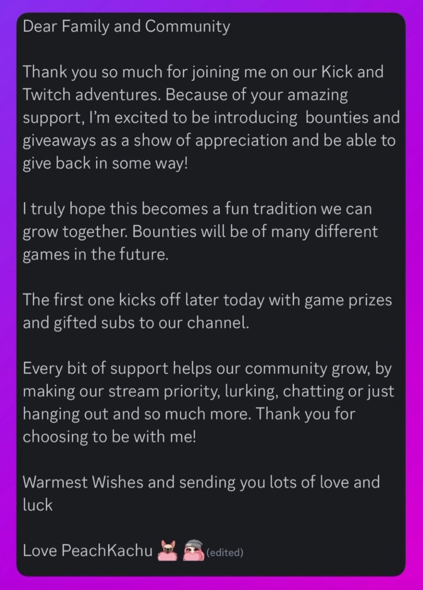 Thank you for watering our garden 🪴🌻

And look after yourself first before doing any of this!

Love you always!