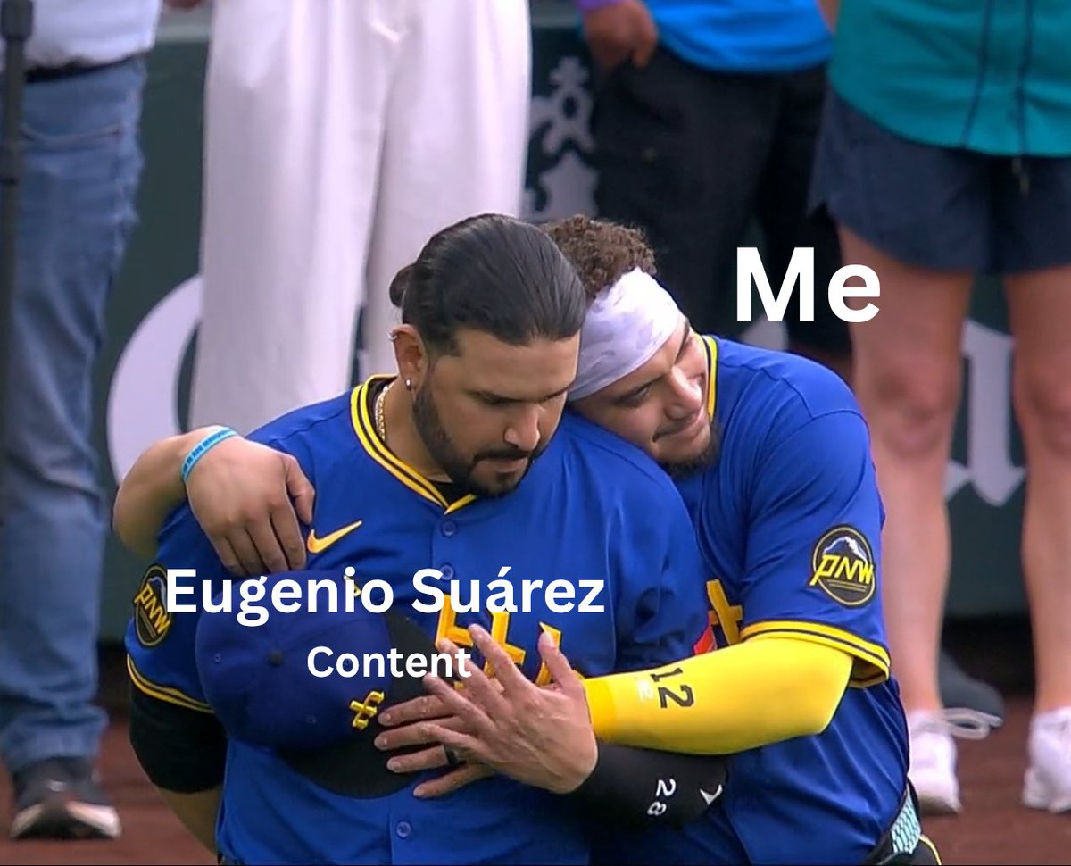 My entire feed is just Eugenio Suárez and I fear this may be Heaven.
