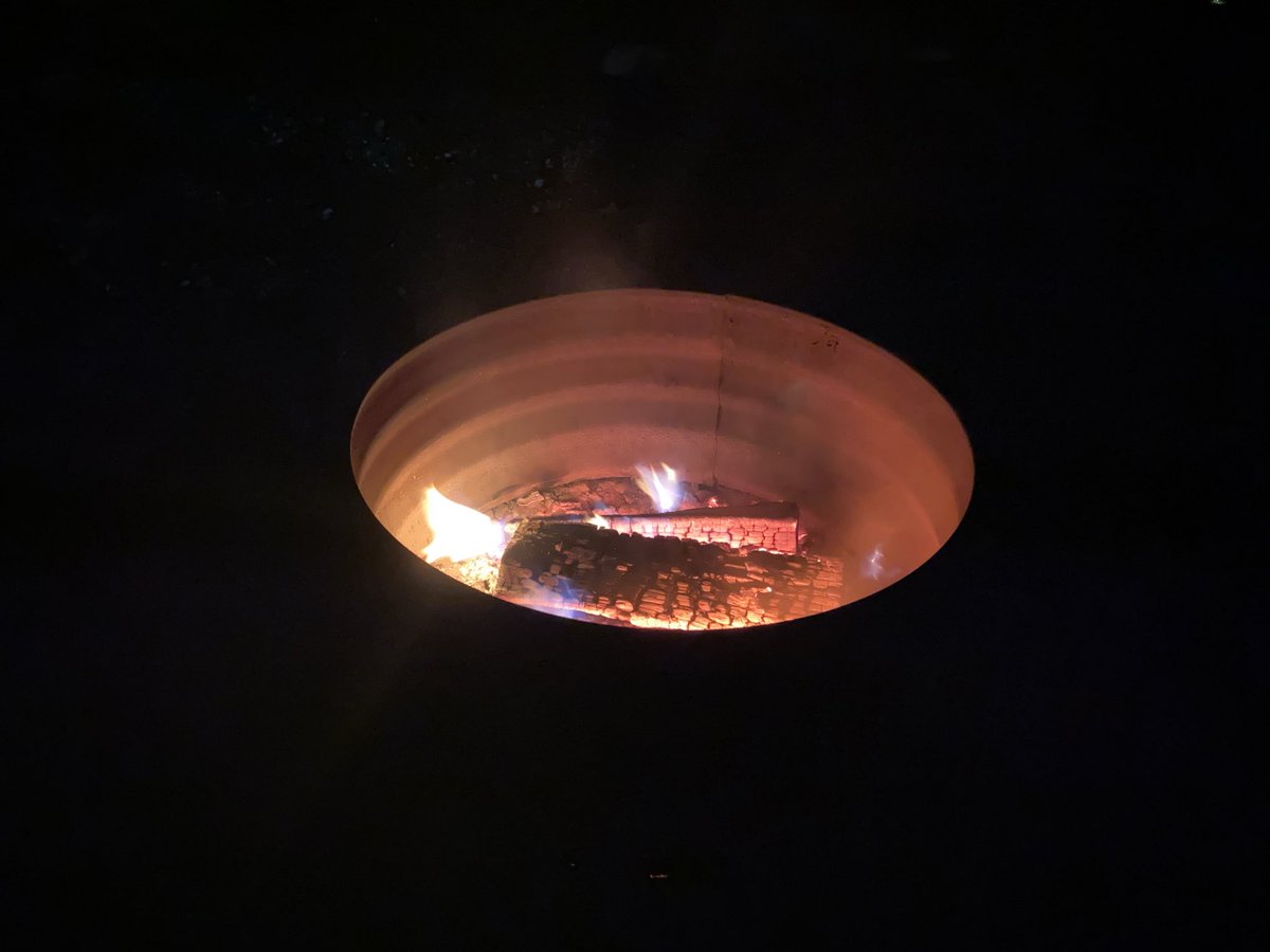 Nothing beats a campfire and good friends.