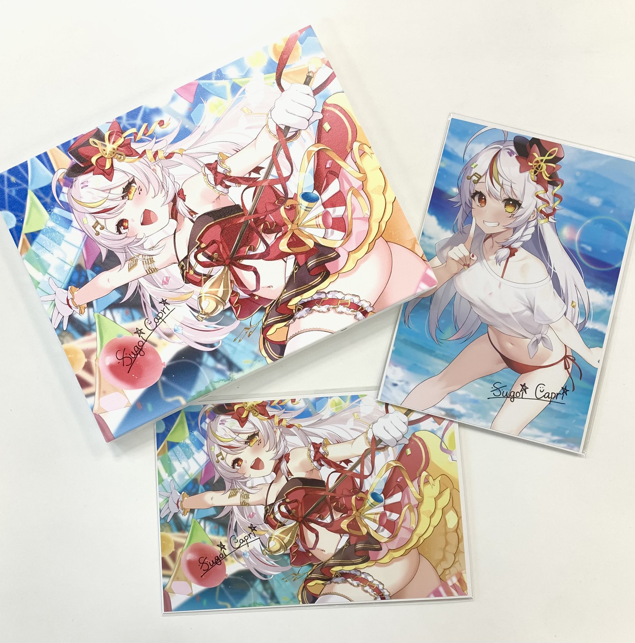 「長兎路こより」第3弾　直筆サイン入りキャンバスアート　当選品 凄井カプリ🎉🎶@新人VTuber on X: 