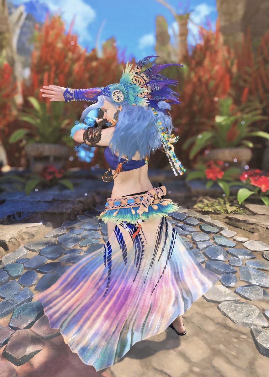 ルイさんの企画に間に合った🥹💦

#踊火カーニバル に参加させて頂きます🙏🏻  ̖́-

カーニバルと言えばサンバのイメージなのでトゥナ王メインにアーフィ、ダイバーでコーデしてみました💃

いつも素敵な企画ありがとございます⸜🙌🏻⸝‍

#MHWilds 
#重ね着コーデ
#モンハン重ね着