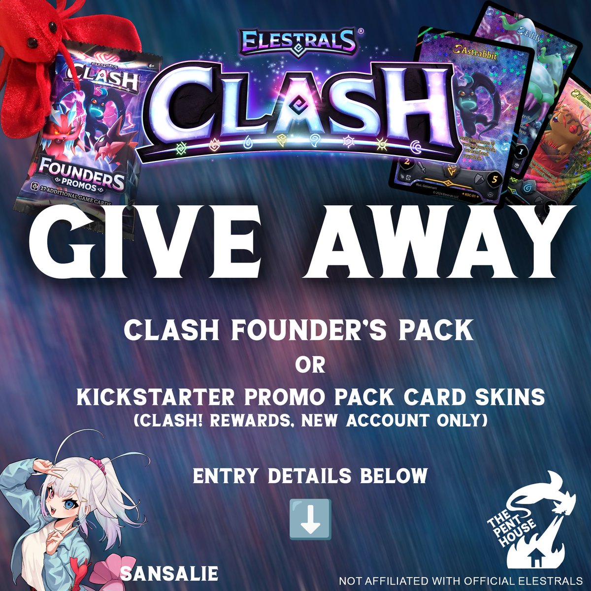 San Salie // Duelist🦞🦀YGO𝆺𝅥OPTCG𝆺𝅥Elestrals (@santonsalieri) on Twitter photo HAPPY ELESTRALS DAY
Me 🦞 & <a href="/ThePenthouseTCG/">The Pent House</a> 🐉
are bringing you a giveaway in Celebration!
Entry details in the post below ⬇️
2 winners will be randomly selected on August 4th. Good luck, Casters! 💫 HAPPY ELESTRALS DAY
Me 🦞 & <a href="/ThePenthouseTCG/">The Pent House</a> 🐉
are bringing you a giveaway in Celebration!
Entry details in the post below ⬇️
2 winners will be randomly selected on August 4th. Good luck, Casters! 💫