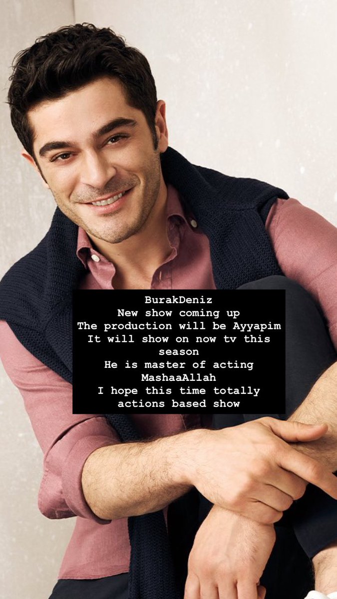 theburakhande's tweet photo. The #MasterActor BurakDeniz is coming back mashaaAllah
#BurakDeniz coming with new show under the production of @ayyapim
It will be on nowtv ( ex fox tv)
If any upgrade come , we will share https://t.co/eNoDfzZ7Ns