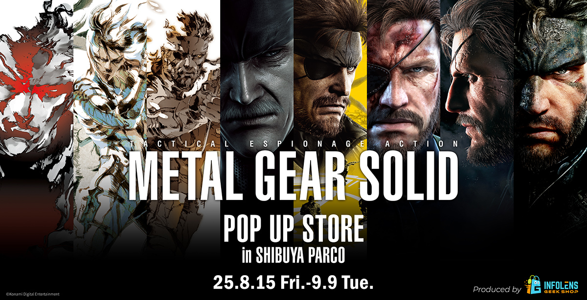 MGS1 全10種 アクリルスタンド メタルギア パルコ PARCO 世界的人気を誇るステルスアクションゲーム「METAL GEAR SOLID