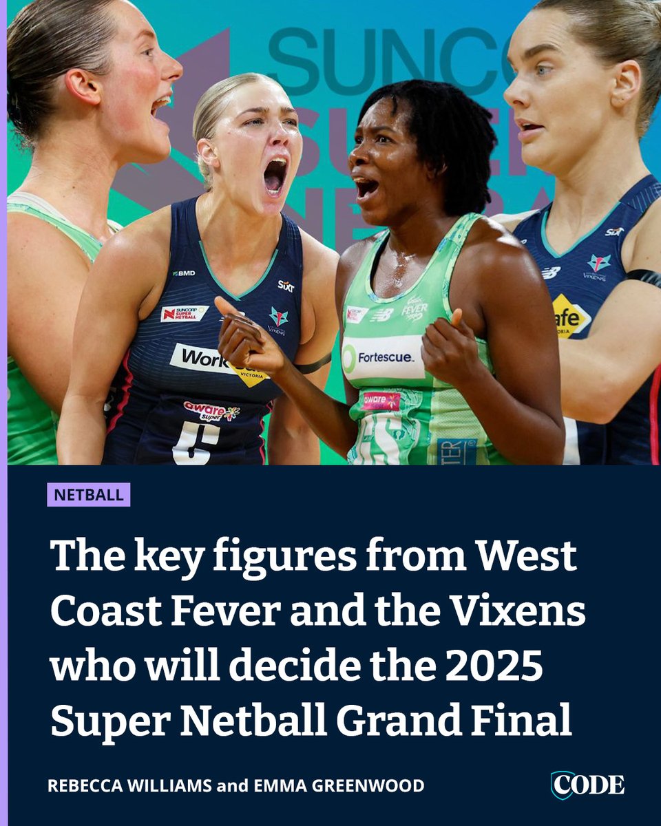The 6️⃣ figures who will have a massive impact on the clash ➡️ bit.ly/4f7bjBz

#SuperNetballGF

✍️: <a href="/BecHeraldSun/">Rebecca Williams</a> and <a href="/EmmaGreenwood12/">Emma Greenwood</a>