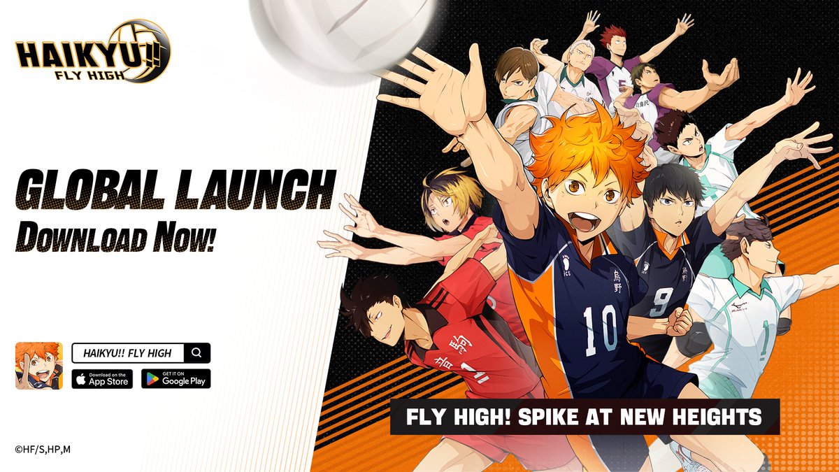 KLab_EN's tweet image. Global Version of &quot;HAIKYU!! FLY HIGH&quot; Launches Today —The Mobile Game Based on the &quot;HAIKYU!!&quot; Anime!
klab.com/en/press/relea…