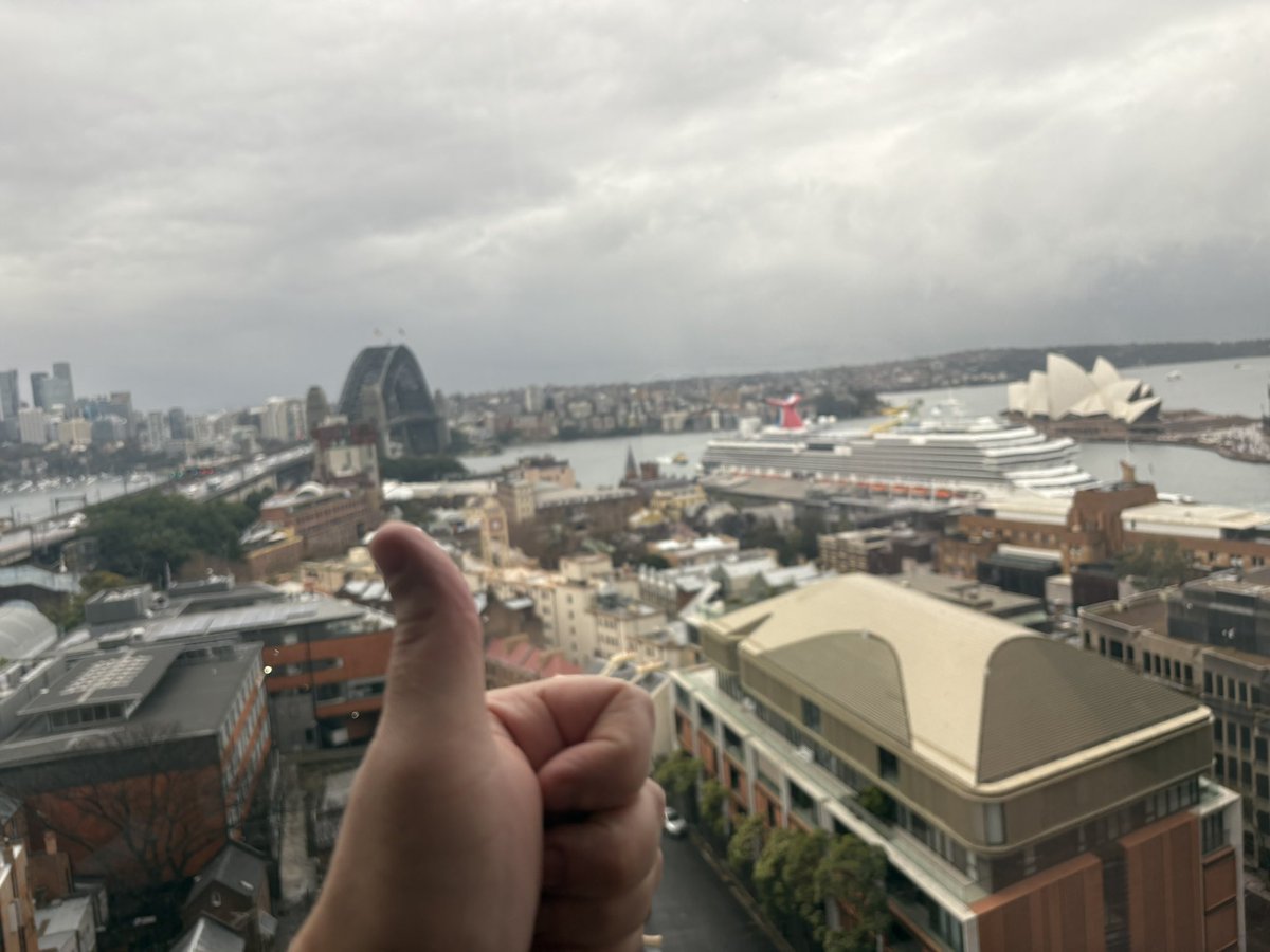 I brought my PS5 in a work trip.

Also, howdy Sydney