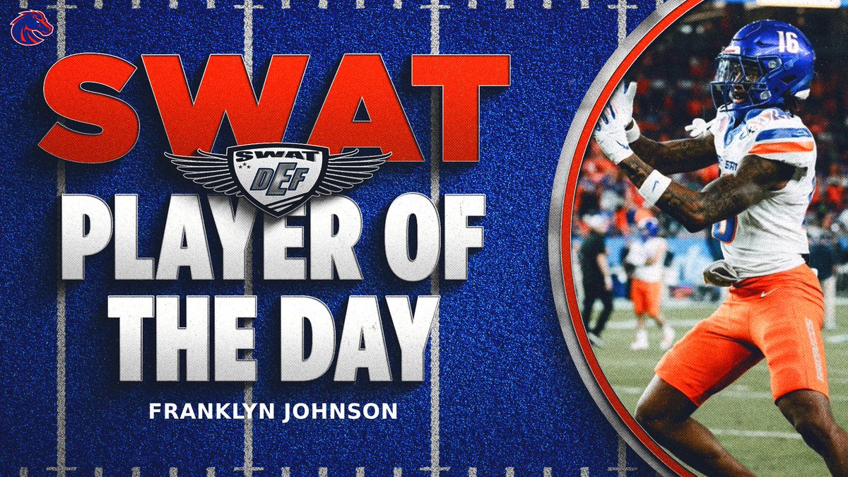 Speed-Speed- Speed!!! ⁦ <a href="/Franklyn_J25/">✞ Franklyn Johnson Jr</a> 
⁩ was ROLLING today as the SWAT Player of The Day for Practice #3 #BuiltDifferent #SWATOnTheReady