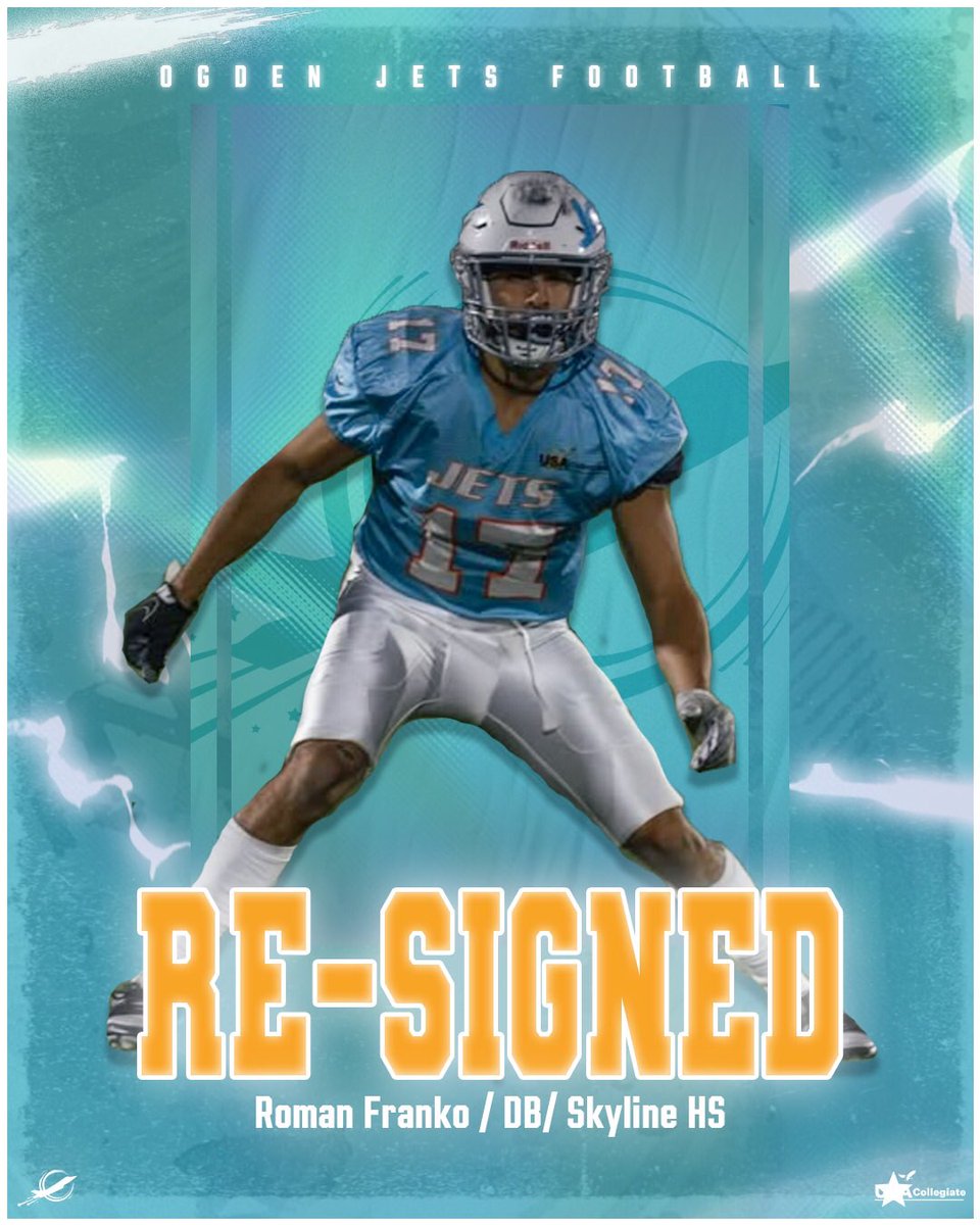 Jets Fans, we are excited more announcements of returning players for their 2nd year campaigns!

<a href="/Tdawgh01/">Torin Vredeveld</a> OLB/Edge, <a href="/JetWiles/">jet wiles</a> LB &amp; 
<a href="/roman_franco7/">Roman</a> FS

Go Jets! ✈️🏈