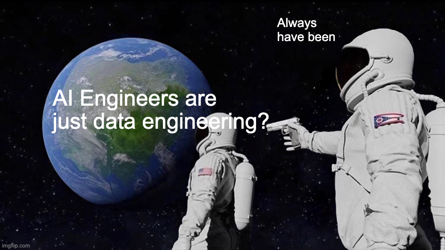shakoistsLog's tweet image. AI engineering is data engineering.
You know why your side project is so fast with cursor? Because there is no data engineering. Not really. No critical data models with multiple teams using them. No customer data you have to maintain.
So you can vibe code it super fast. In the…