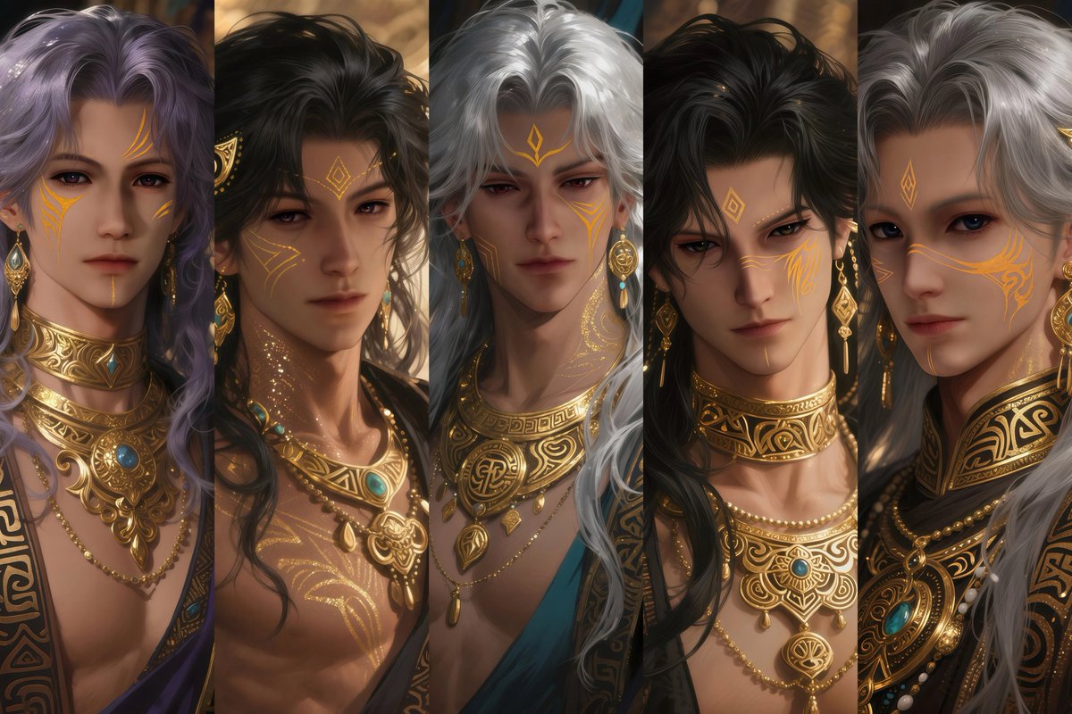 砂漠風の五人組、誰が好き？🥰

cr.沙袋（XiaoHongShu）
∘⋆⊱────˖⋅✧☆✧⋅˖────⊰⋆∘
#恋と深空 #LoveandDeepspace
#恋と深空好きな人と繋がりたい