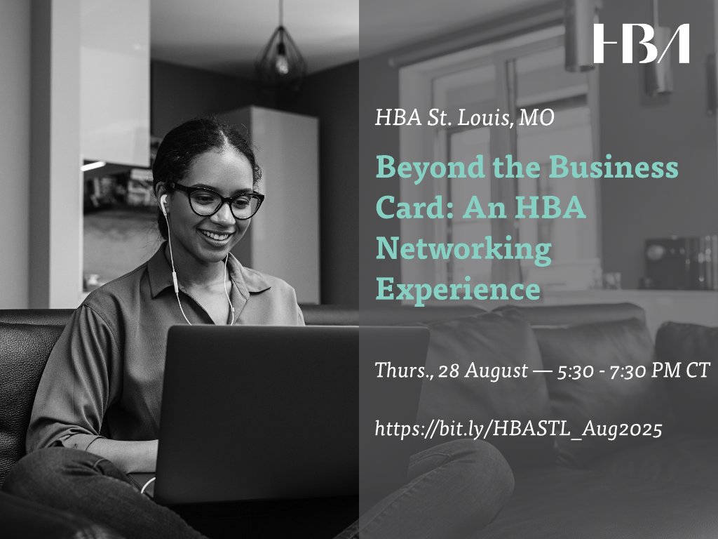 HBAMidwest's tweet photo. Please join us for networking in St. Louis on August 28th! 
Register here:
https://t.co/Fmvz1uNYMp https://t.co/vyT4XA3I6s