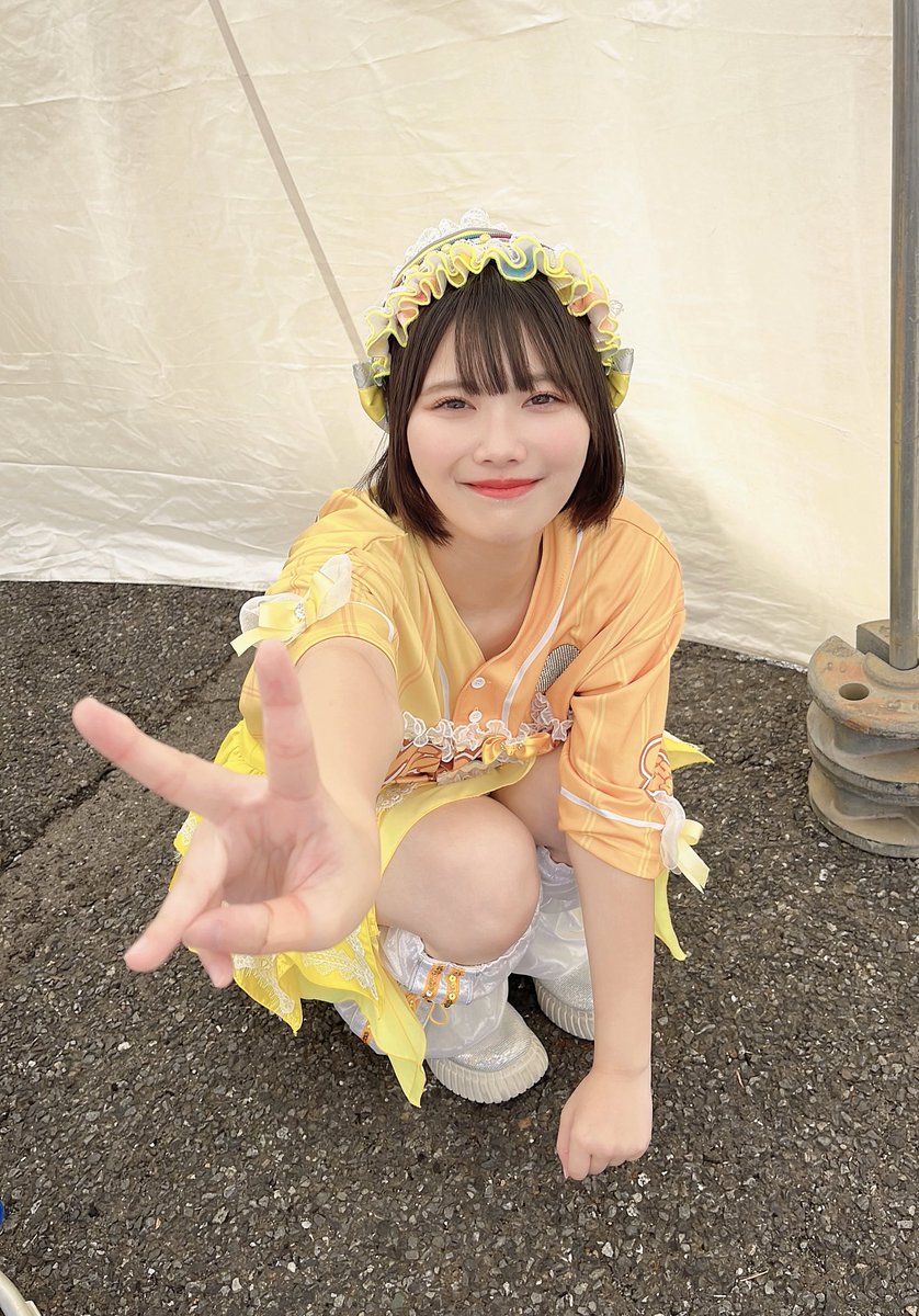 お見送り会ありがとうございました✌🏻 暑くて溶けそうな顔です