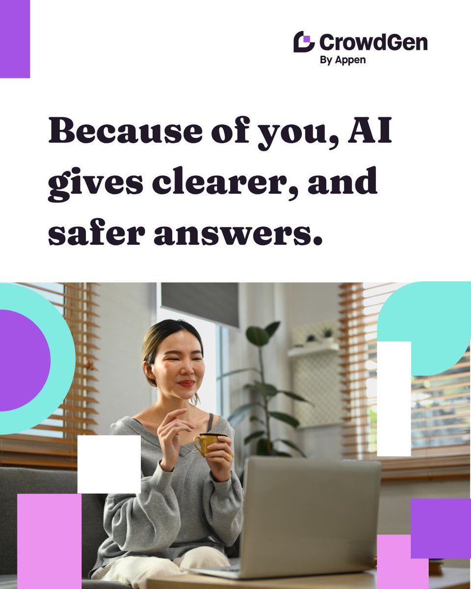 crowdgenbyappen's tweet photo. Your expertise shaped AI in real time.
This wasnβt just annotation β this was co-building.
Thanks for helping the model respond better, safer, and smarter. π
#CrowdGen #AIForGood #CrowdGenContributors #LLMTrainer #RemoteWork https://t.co/vZUH5OAJH9