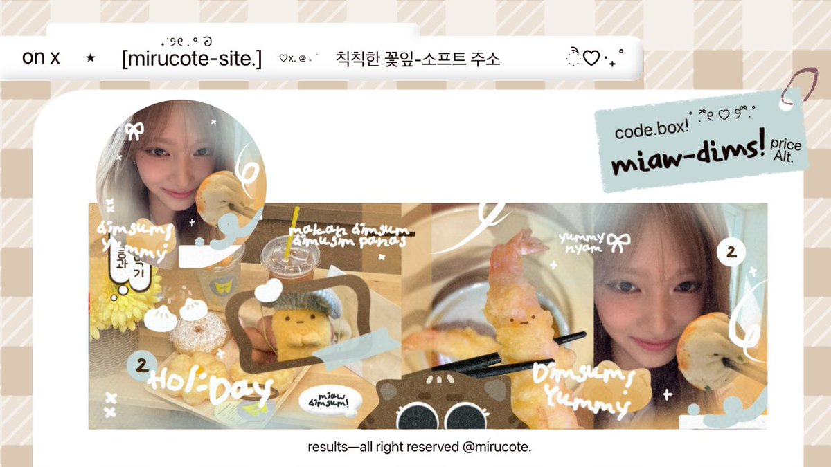 mimmayo! template layout📌 tweet media