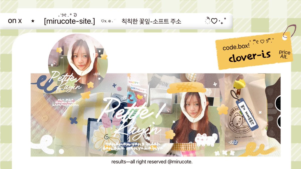 mimmayo! template layout📌 tweet media