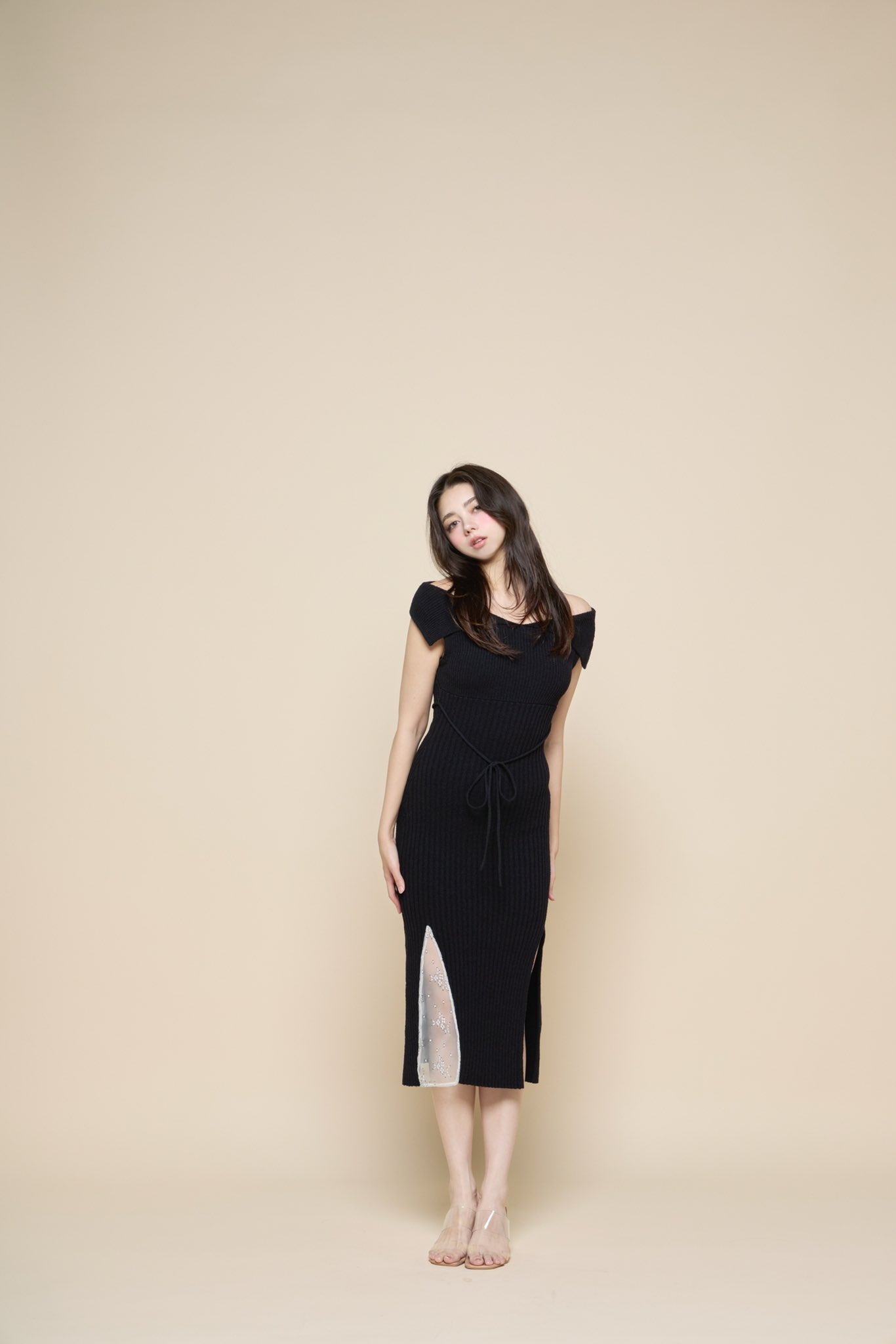 andmary alice long dress アンドマリー Alice long dress ANDMARY black