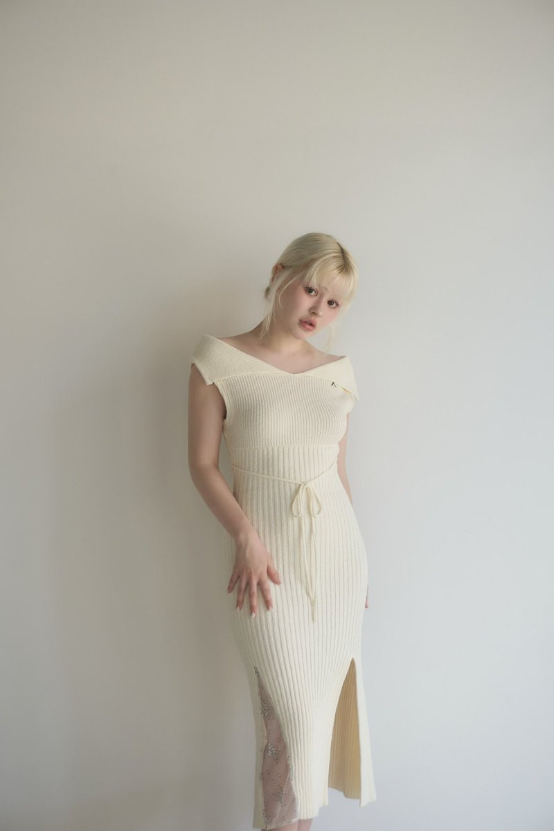 Alice long dress color ivory/black ¥14300-tax in ご好評いただいた