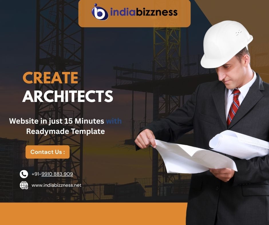 india_bizzness's tweet image. 🚀 Architects, Go Digital in Just 15 Minutes!

Create a stunning, professional architect website with our readymade templates 

#ArchitectWebsite #ArchitectureDesign #IndiaBizzness #DigitalIndia #WebsiteForArchitects #OnlinePresence #GrowYourBrand