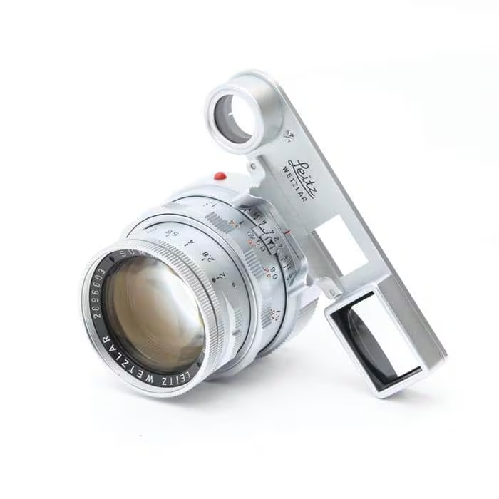 【関東カメラ完全OH済票付】Leica DR ズミクロン50㎜メガネ付　極上美品 関東カメラ完全OH済票付】Leica DR ズミクロン50㎜メガネ付 極上美