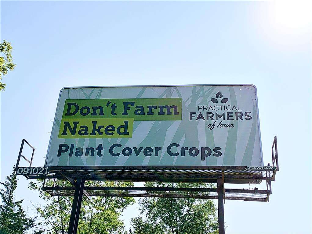 Practical Farmers (@practicalfarmer) on Twitter photo Have you seen our billboards?
If you see one and can safely take a picture, send it to our digital content coordinator, anna.pesek@practicalfarmers.org. Have you seen our billboards?
If you see one and can safely take a picture, send it to our digital content coordinator, anna.pesek@practicalfarmers.org.