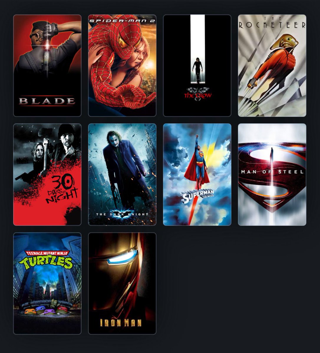 Everyone doing a top ten, so why not