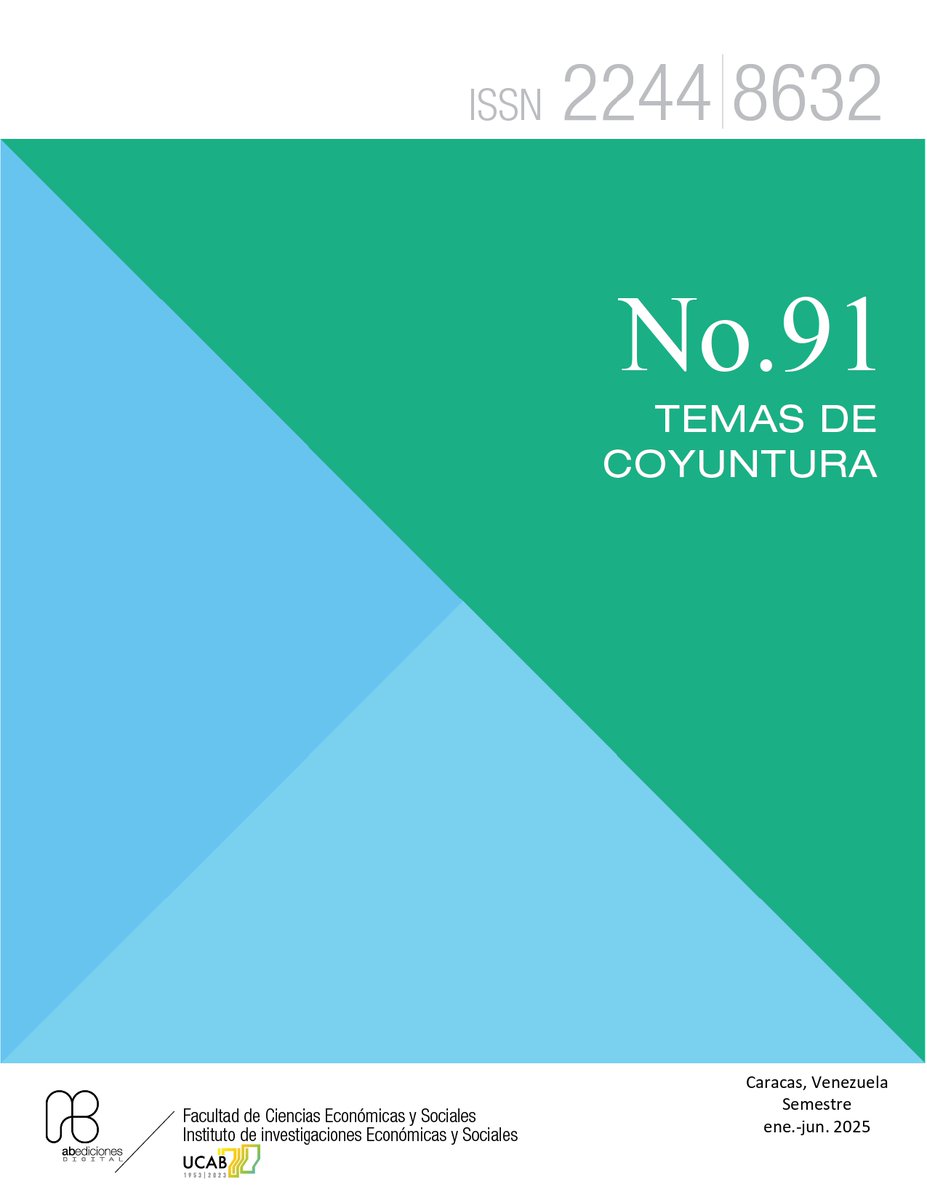 📢 Investigaciones, artículos, ensayos y análisis, así como indicadores económicos y sociales, conforman la edición 91 de la revista Temas de Coyuntura, una publicación del Instituto de Investigaciones Económicas y Sociales de la UCAB. Descárgala ahora: 🔗goo.su/y9Eh9