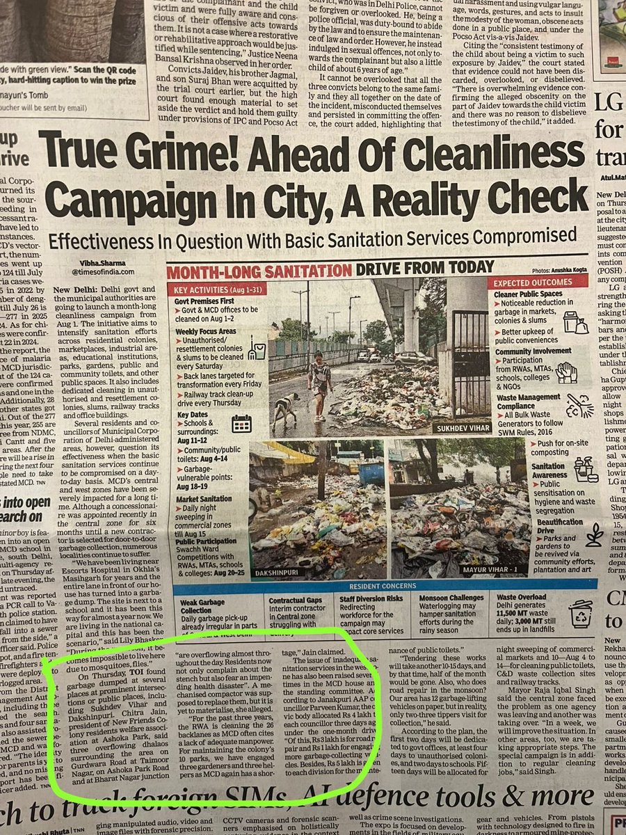 NFCRWA's tweet photo. Cleanliness remains a major concern in New Friends Colony.Even @timesofindia has highlighted the poor https://t.co/6TdM1F3O7m's high time @MCD_Delhi takes proactive &amp; sustained action to restore hygiene &amp; civic order in the area.#NewFriendsColony #MCD @gupta_rekha @ANI @PTI_News https://t.co/Or7jI18cjA