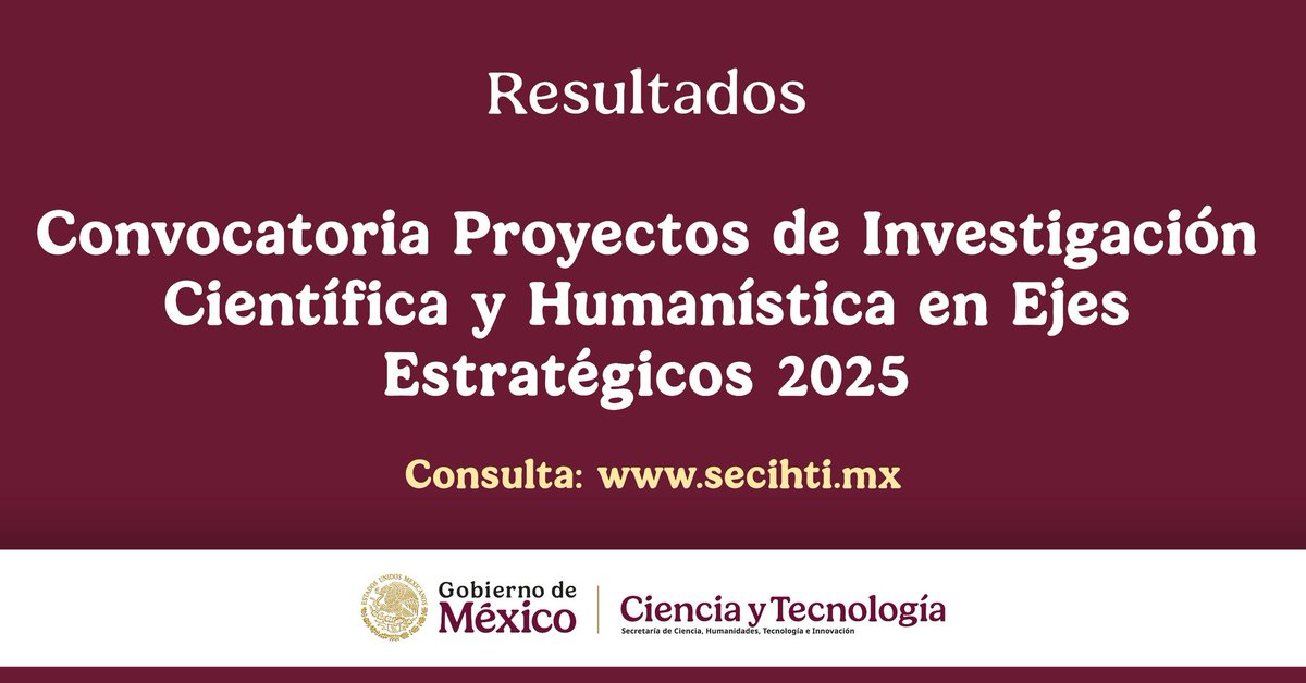 Secretaría de Ciencia tweet media