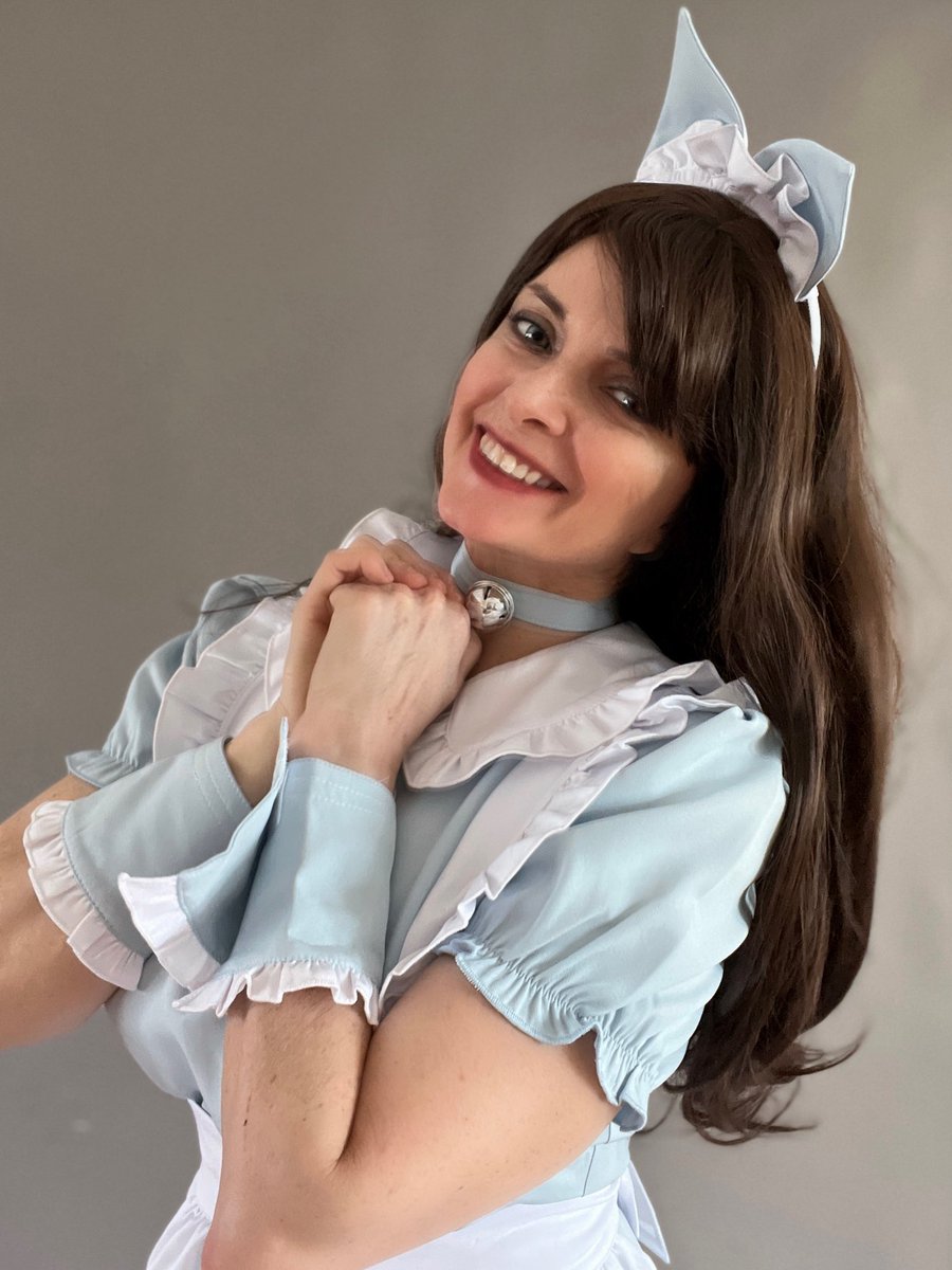 Sorry to pop in so late today, but it was an eventful day on the homefront &amp; I’m only now getting a chance to post. My son is home from the hospital. A huge THANK YOU to everyone who sent positive/healing vibes his way. Now there are two of us recuperating! 😅  #cosplay #maidcafe