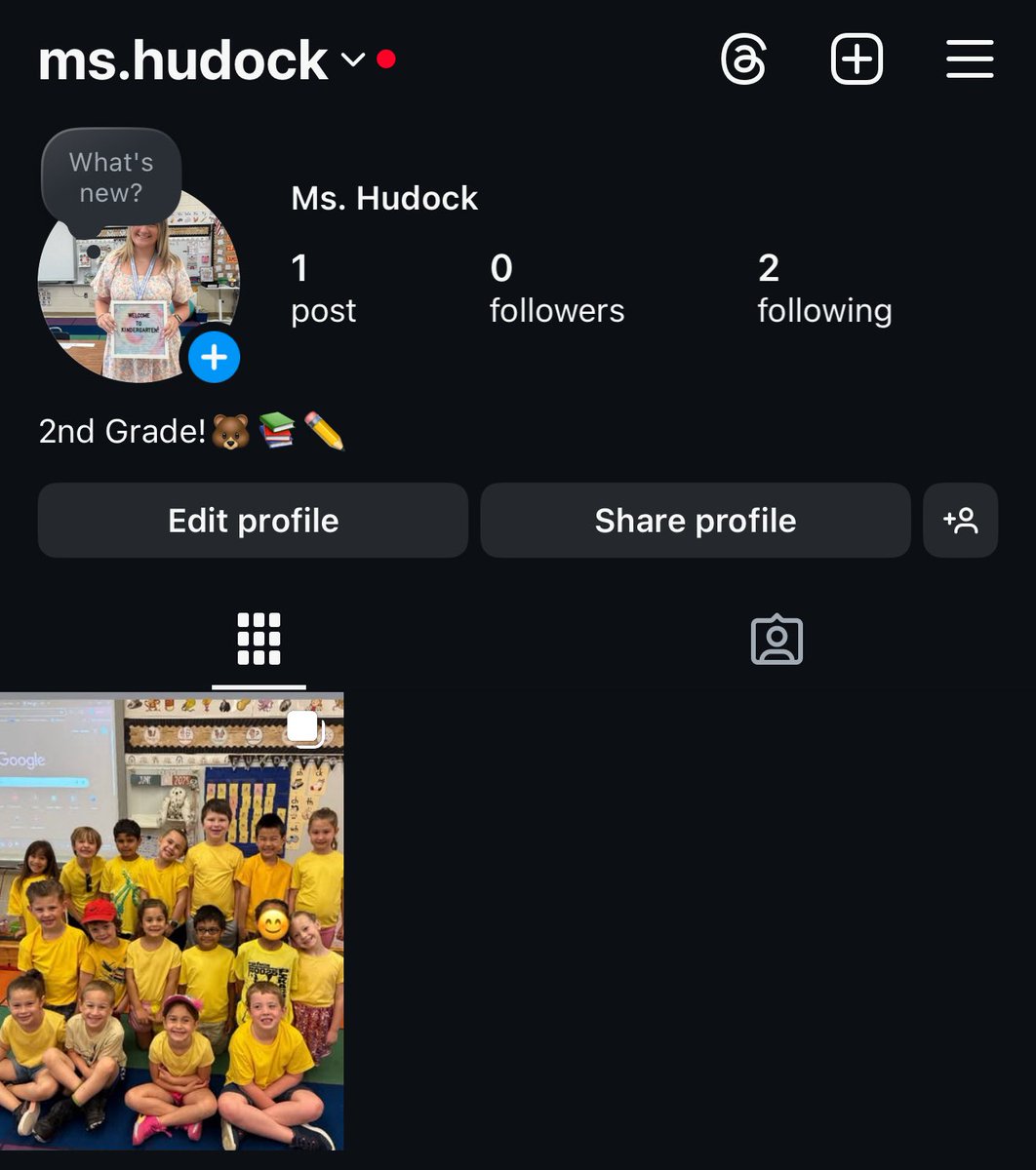 New school year, new grade level, and a new way to stay connected!
We’re switching from X to Instagram! 📸
Follow @ ms.hudock on Instagram to see daily photos and updates from our classroom adventures this year! ✏️📚
