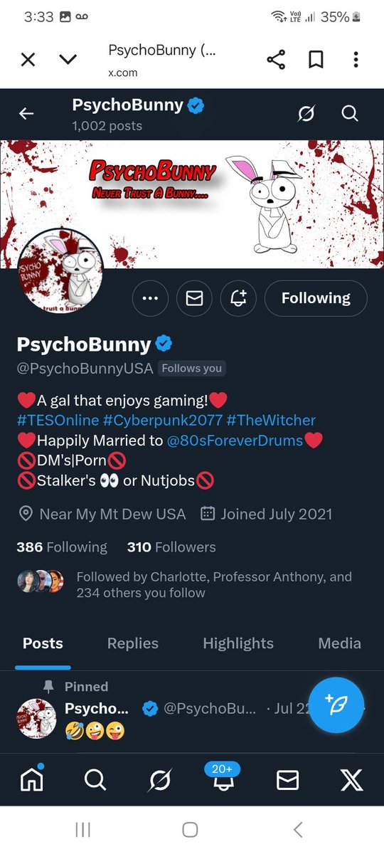 KJW (@hawkesbay69) on Twitter photo This account is looking to grow, they FB 💯 anyone want to help please give <a href="/PsychoBunnyUSA/">PsychoBunny</a> a follow, repost 💪 🫶 👊 💥 🇺🇸 This account is looking to grow, they FB 💯 anyone want to help please give <a href="/PsychoBunnyUSA/">PsychoBunny</a> a follow, repost 💪 🫶 👊 💥 🇺🇸