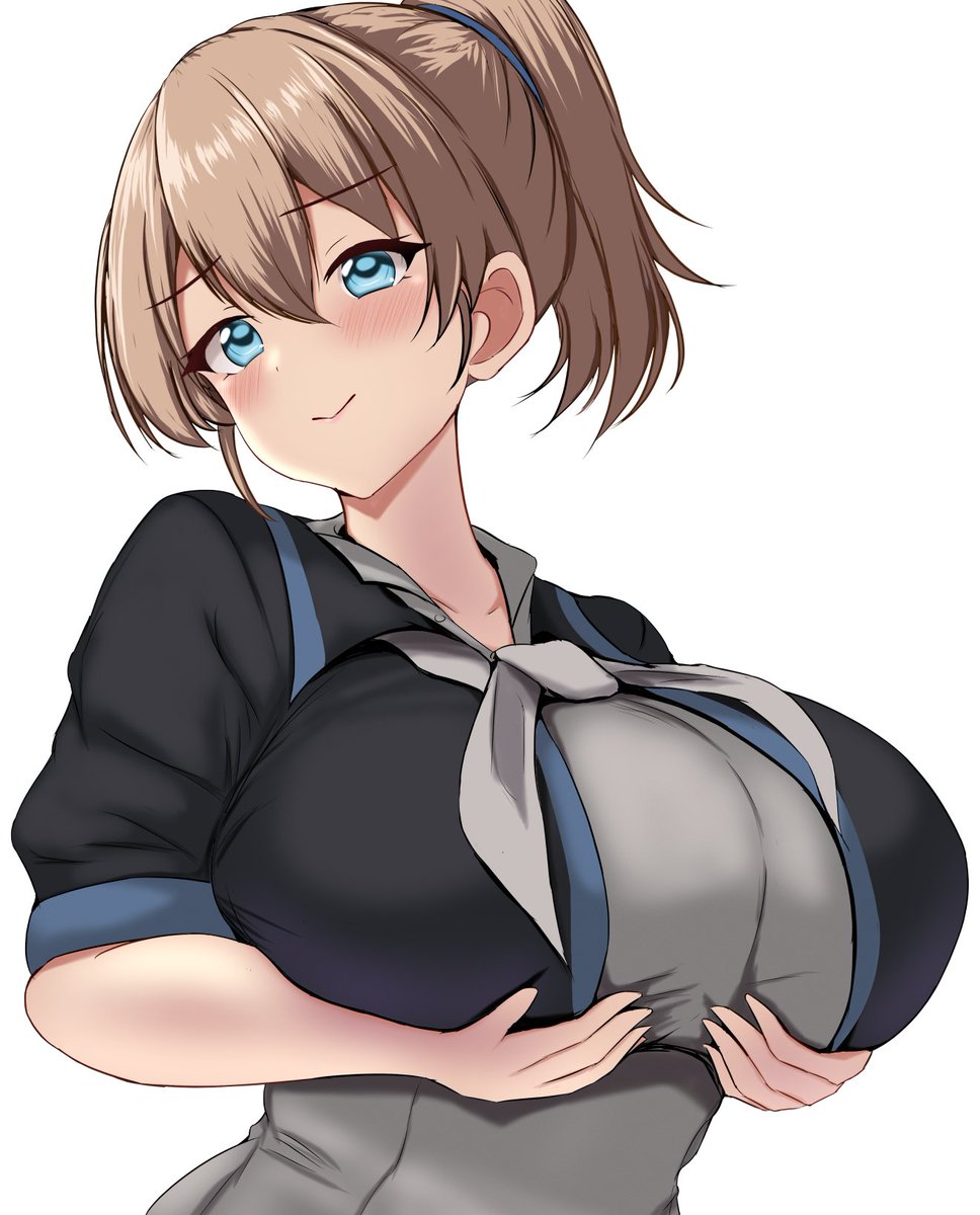 イントレピッド(艦隊これくしょん) 「#おっぱいの日」|MONTE@大湊のイラスト