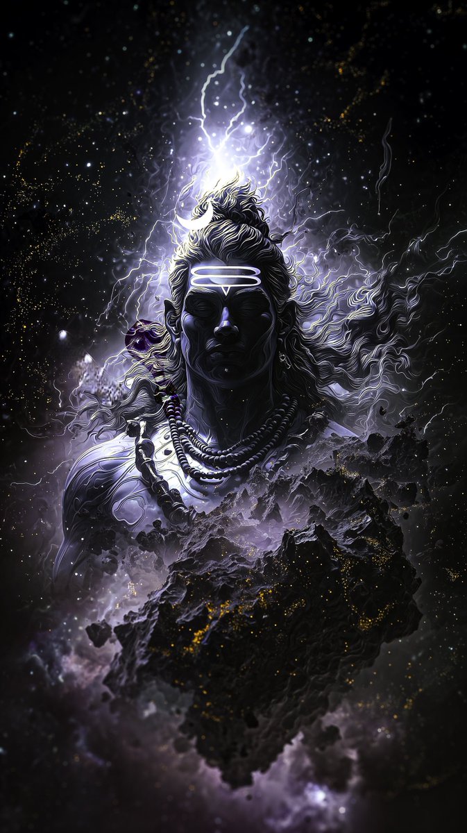 WallzByAI's tweet photo. स्थितिप्रलयनायकः शिवः परमं तत्त्वम्।

Shiva — the Supreme Truth, Master of Creation and Dissolution.

#WallzByAi #CosmicShiva #EternalForce https://t.co/ejHeyFHNdh