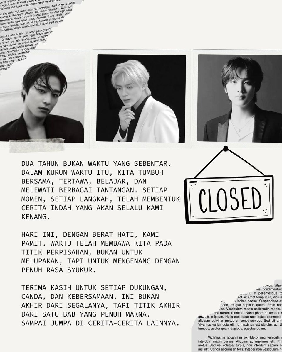 akseleonardo's tweet image. [ANNOUNCEMENT]

Perjalanan bukan hanya tentang waktu, tapi momen yang telah dilalui bersama, tentang tawa, proses, dan pertumbuhan.

Terima kasih untuk setiap dukungan, perhatian, dan kepercayaan yang telah diberikan. Tanpa kalian, perjalanan ini tak akan berarti sebanyak ini. -A