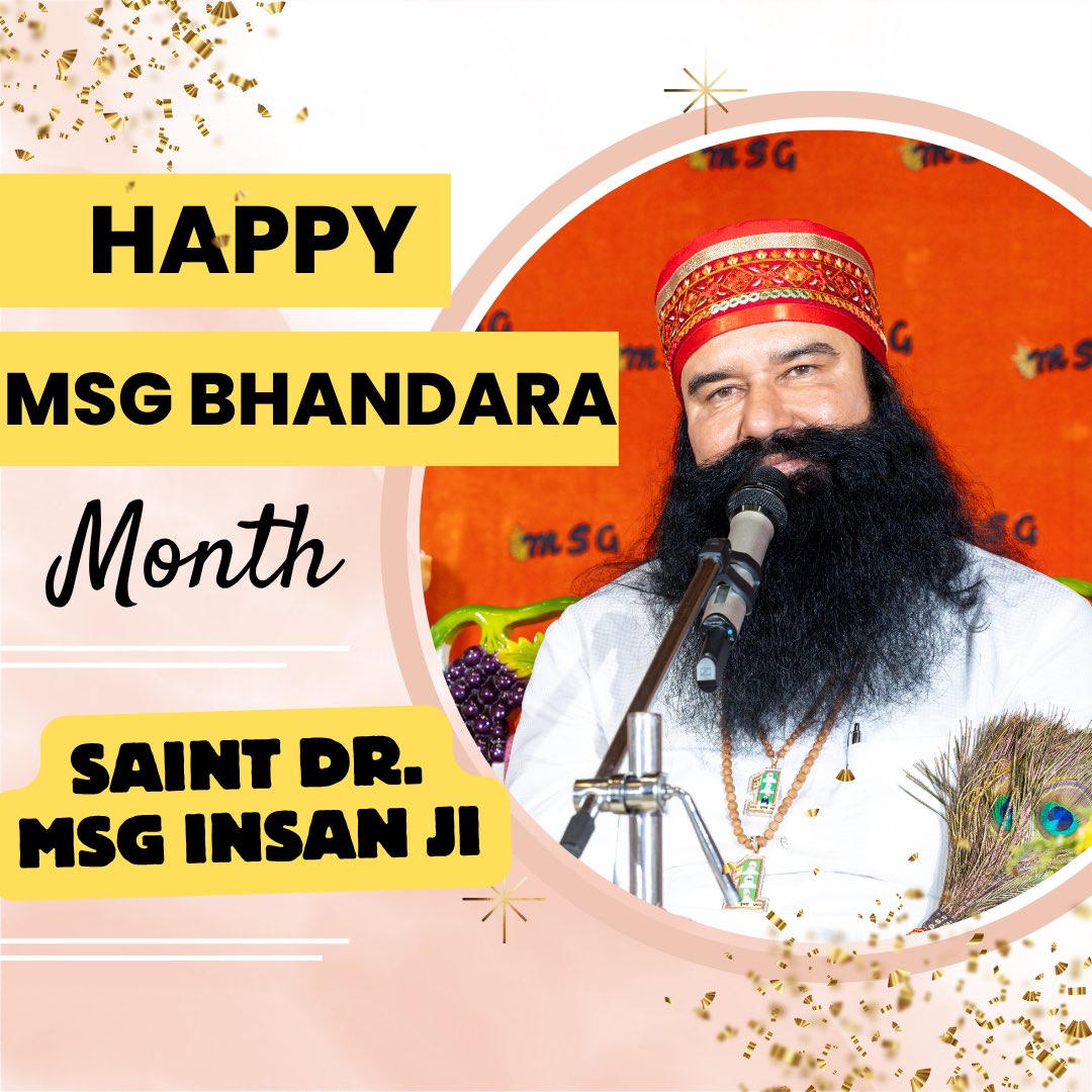 From igniting patriotism to empowering youth and uplifting the underprivileged, his life is a saga of selfless service.
Heartfelt wishes on the 58th Incarnation Month of Saint Dr. MSG Insan Ji.