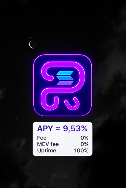 RoboboValidator's tweet image. Gn ✨
While the city sleeps, your SOL stays on duty — staking, confirming blocks, and generating income.
Good night — interest never sleeps.