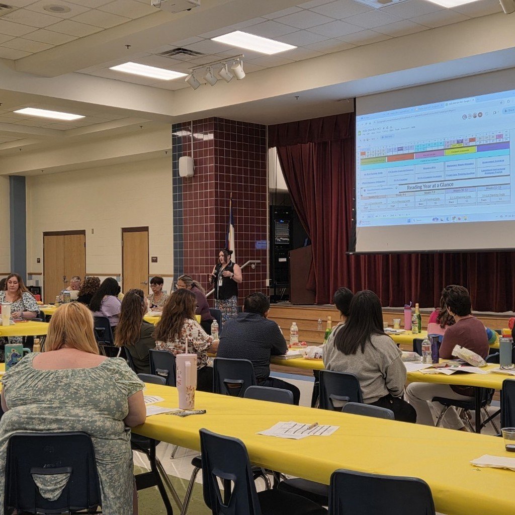 Teachers are getting prepared for the new school year. Starting off the school year strong with informational sessions from all our district representatives. Thank you for all your support!