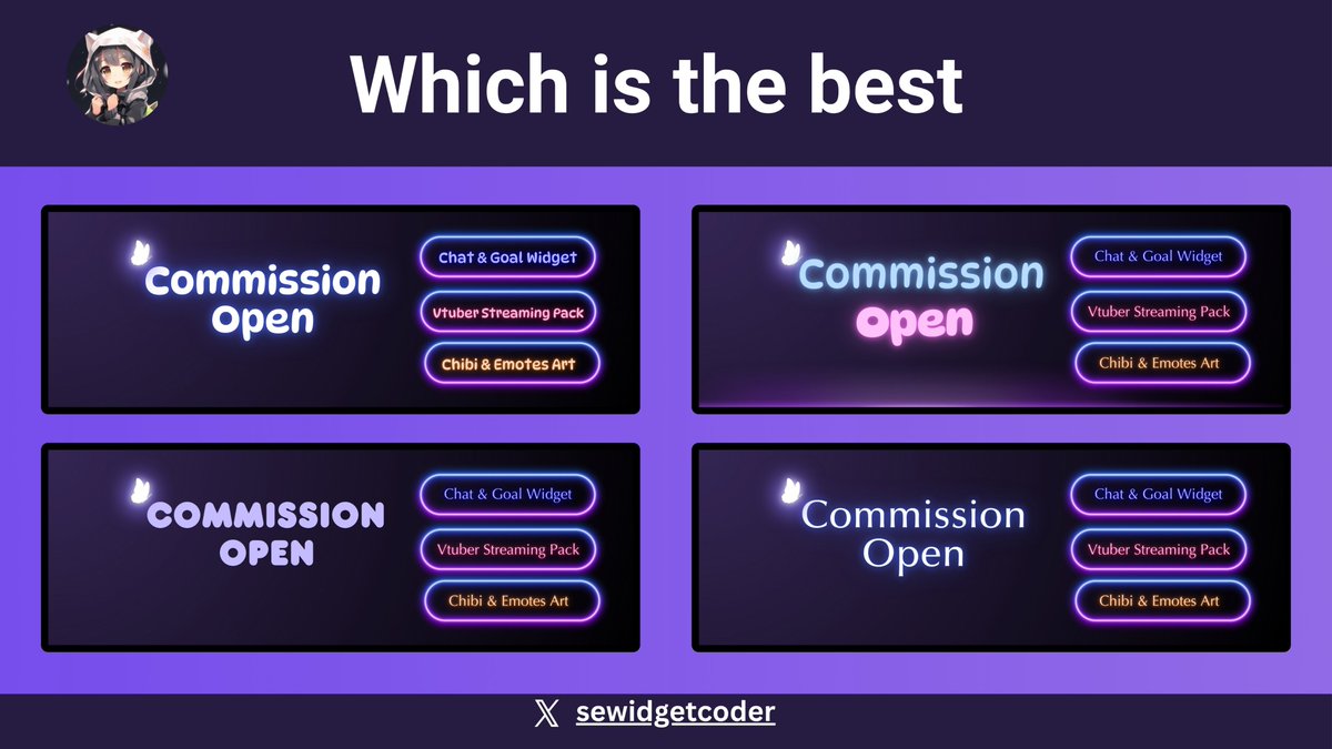 sewidgetcoder's tweet image. New Profile Twitter Banner. Which one is the best? Help me make better decisions. #NewProfilePic #NewBanner